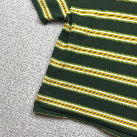 VANS Mesa Verde T-Shirt Boys XL Striped Yellow / Green Skater Surf Mountain - Picture 14 of 15